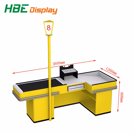 Convenience Store Cashier Table Desk Straight Sales Checkout Counter
