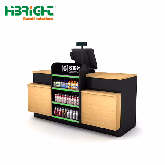 Retail Shop Design Cashier Counter Convenience Store Checkout Counter