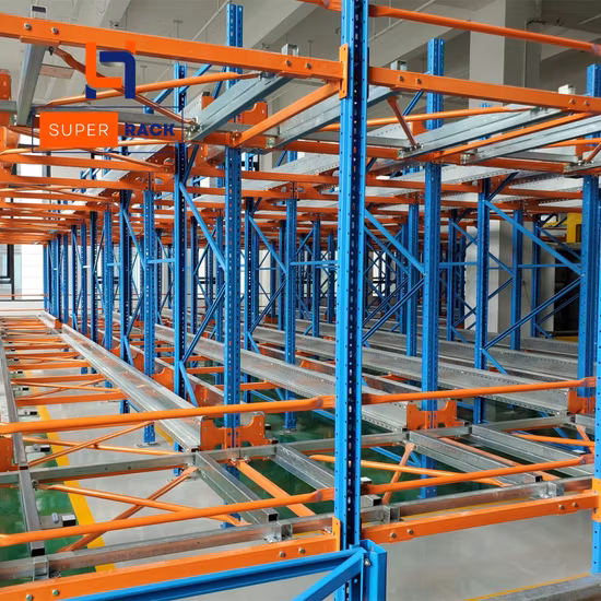 High Speed Heavy Duty Customized Radio Shuttle Pallet Racking for Warehouse Storage