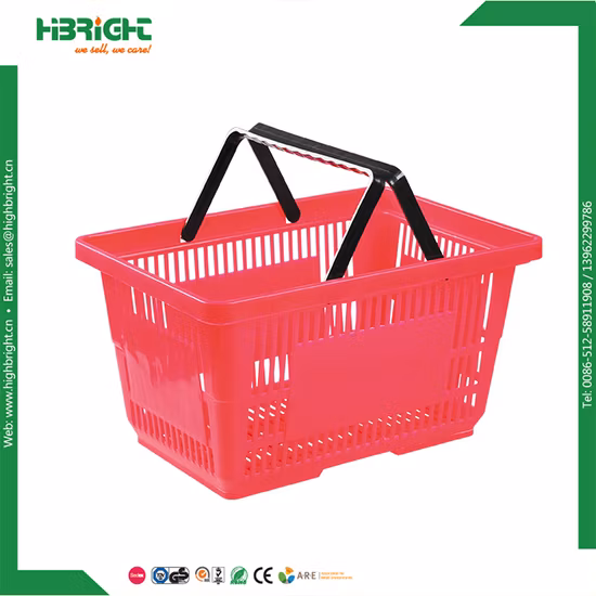 Flexiblle Plastic Handheld Grocery Shopping Baskets