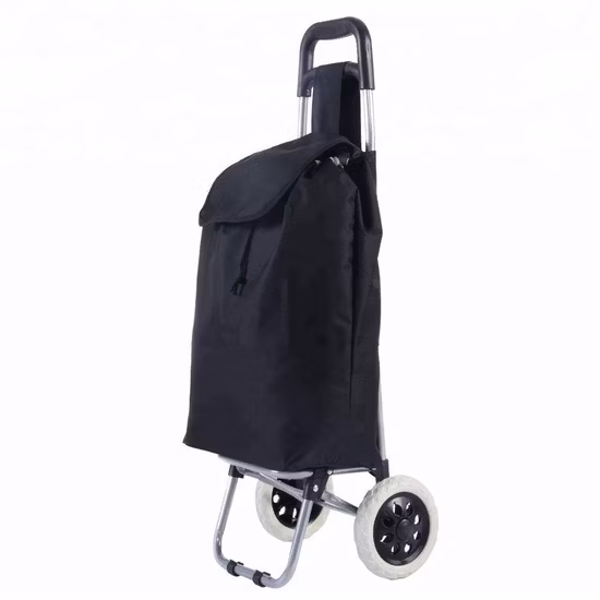 New Design Custom Foldable Grocery Chivas Shopping Supermarket Trolley Bag, Wheeled Vegetable Shopping Trolley Bag