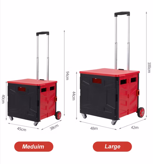 Foldable Supermarket Trolley 35kg